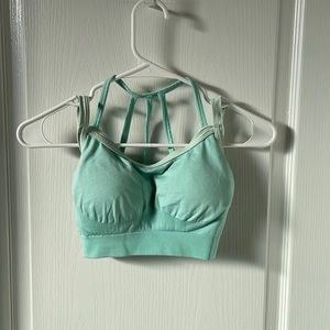 Calia by Carrie Underwood sports bra, Sea Green, S